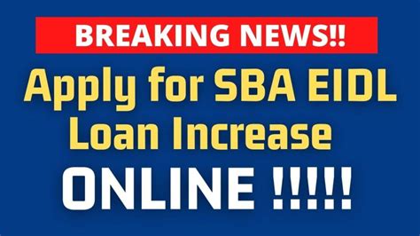 latest news on sba eidl loans