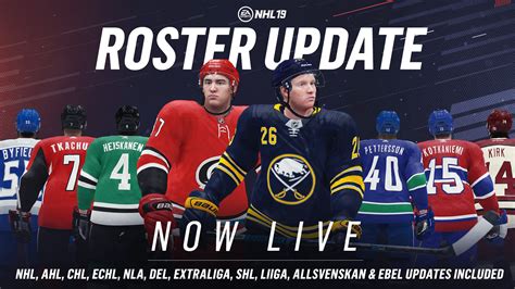 latest nhl 23 roster update