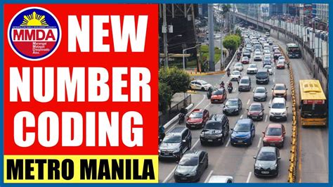 latest number coding scheme metro manila
