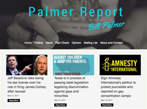 latest on palmer report