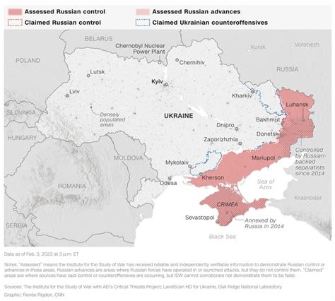 The New Map Of The Ukraine Conflict Is Alarming Business Insider