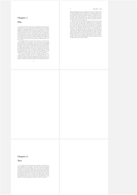 Latex Empty Pages Between Chapters
