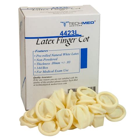Latex Finger Cots Customs Hs Code