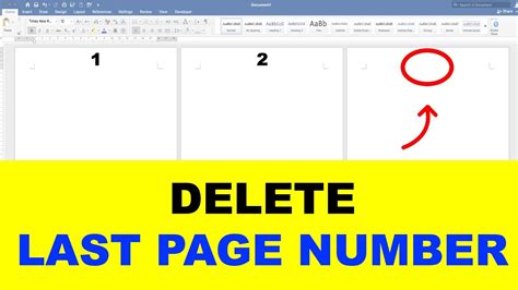 5 Ways to Remove Page Numbers in Microsoft Word Software Accountant