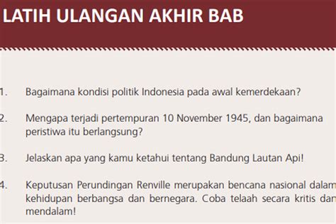 latih ulangan akhir bab sejarah indonesia kelas 11 halaman 213