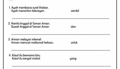 Latihan Ayat Tunggal Dan Majmuk Tahun 3 - IMAGESEE