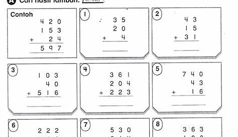 Lembaran Kerja Soalan Latihan Matematik Tahun 3 Masa Dan Waktu
