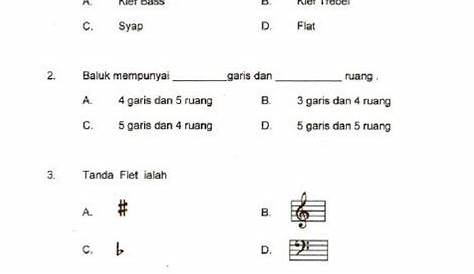 Latihan Pendidikan Muzik Tahun 3 worksheet | Malay language, Worksheets
