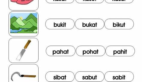 Printable Latihan Suku Kata KVKV Bahasa Melayu Prasekolah - Etsy