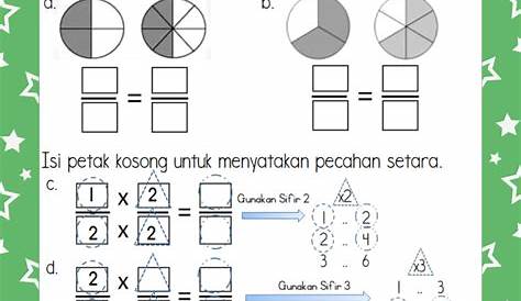 Latihan Matematik Tahun 4 Tajuk Pecahan (Part 4) - Cikgu Mohd Fadli
