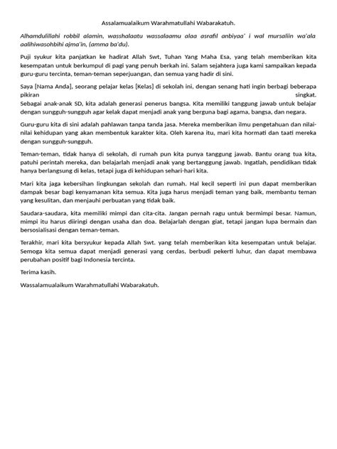 Latihan Pidato
