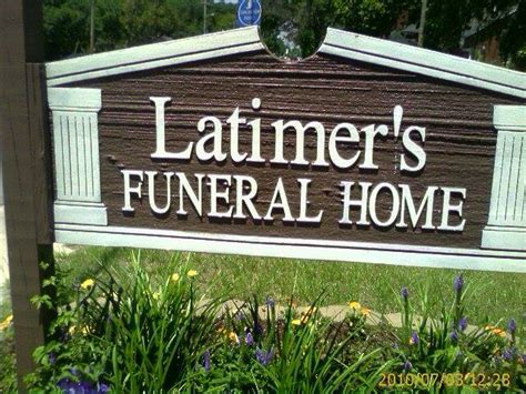 latimer s funeral home