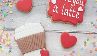 Latte Valentine Cookies