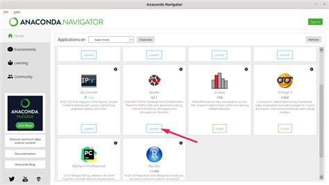 Step 5: Launch Applications with Anaconda Navigator