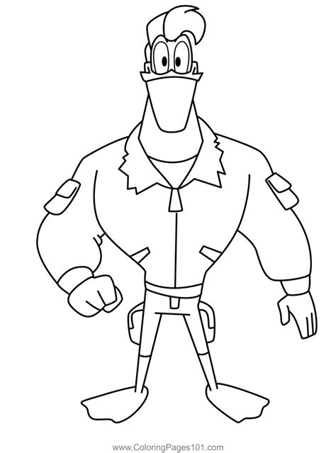 Launchpad Mcquack Coloring Pages