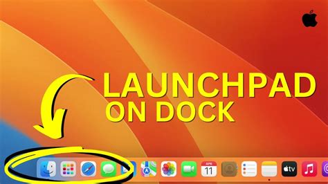 launchpad removed from dock