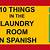 laundry in spanish