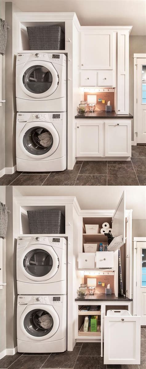 Ryan Likes The Double Washer/Dryer Stacked. Modern laundry rooms, Laundry room layouts