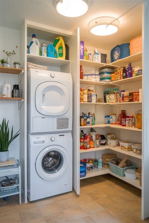 laundry and pantry combo