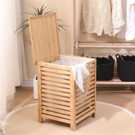 Laundry Bamboo Laundry Hamper