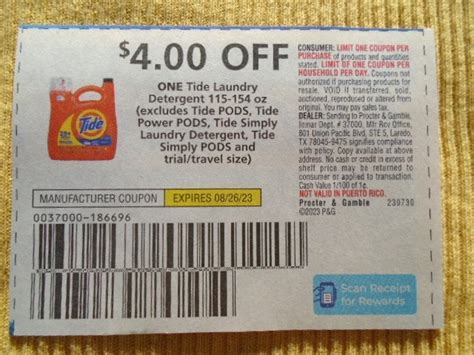 Laundry Detergent Coupons