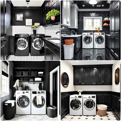 Laundry Room Ideas Black