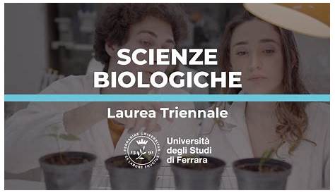 L13 - CORSO DI LAUREA TRIENNALE IN SCIENZE BIOLOGICHE AMBIENTALI - YouTube