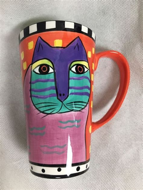 laurel burch cat mug
