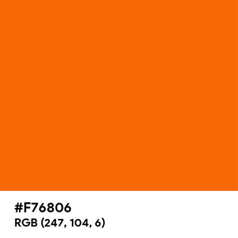 lava orange color code