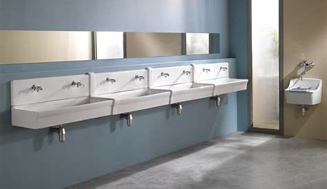 Lavabo collectif Allia Publica Blanc 100x38 283363