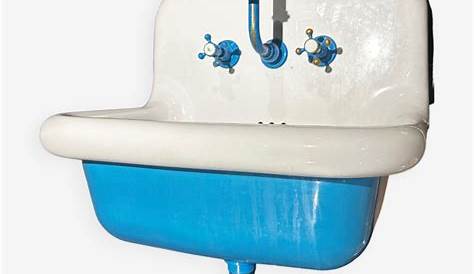 Lavabo Style Ecolier Vasque école En Céramique 60 Cm True Colors