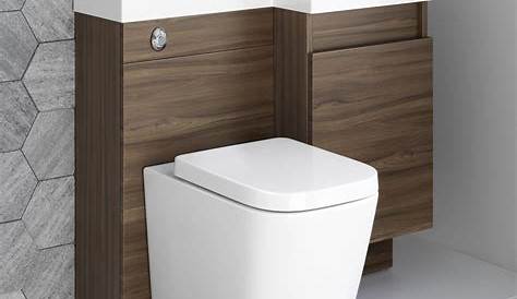 Lavabo Toilette Avec Meuble lavabo & WC 41x78x30cm Classic Oak