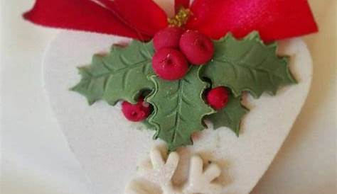 Lavoretti Di Natale Con La Pasta Modellabile Originali E Grande Effetto. Belle Queste Decorazioni