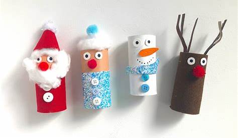Natale con i rotoli di carta igienica. 46 decorazioni veloci!