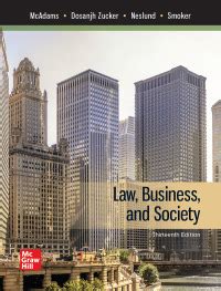 law business and society 13th edition