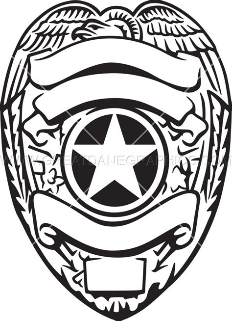 law enforcement badge svg