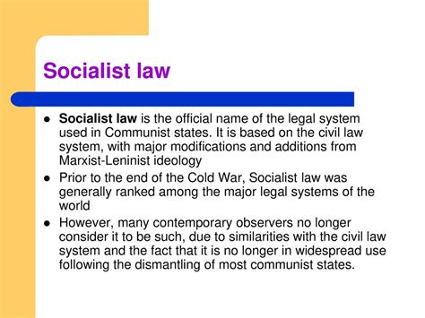 law is based on marxist and leninist ideology