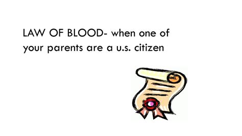 law of blood definition civics