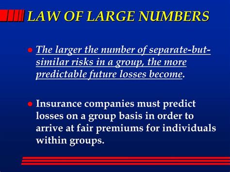 Uncovering the Power of Law of Large Numbers in Insurance: Mitigating Risks with Accurate Probability Predictions