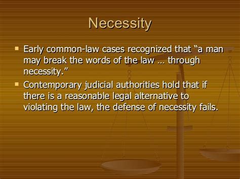 law of necessity defense