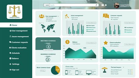 Law Office Software User Interface