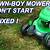 lawn boy mower won't start