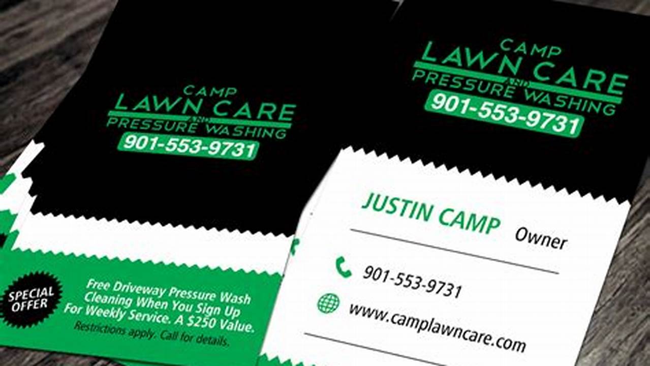 Unlock the Keys to Designing High-Converting Lawn Care and Pressure Washing Business Cards