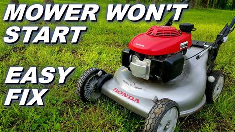 Three reasons your lawn mower won’t start after winter storage DIY