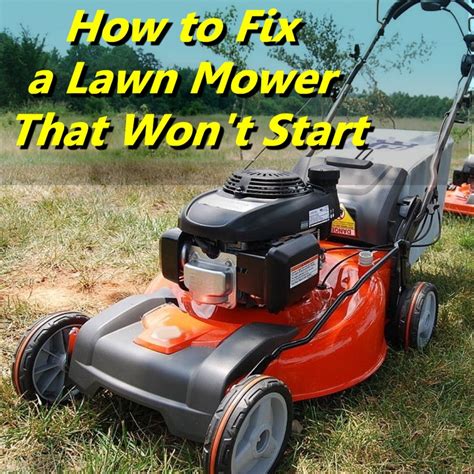 Lawn Mower Turns Over But Won't Start YouTube
