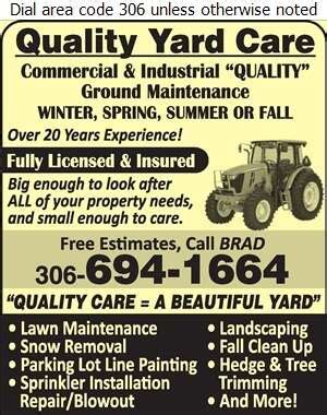 lawn care moose jaw