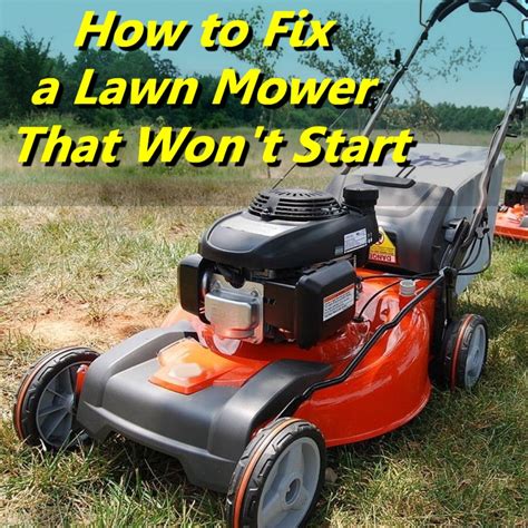 lawn mower troubleshooting
