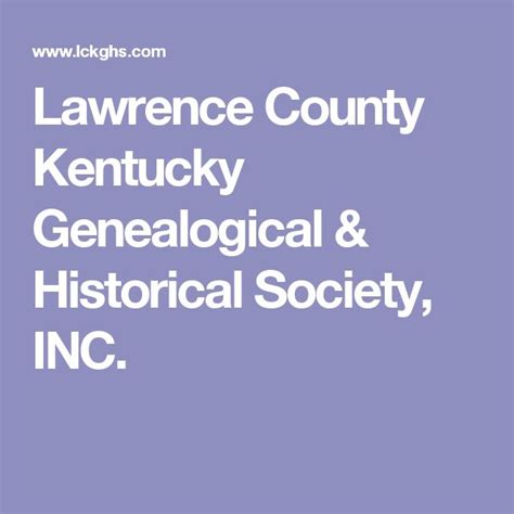 lawrence county kentucky genealogy