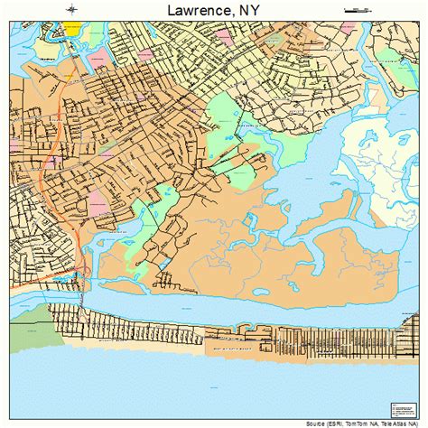 Lawrence Ny Street Map
