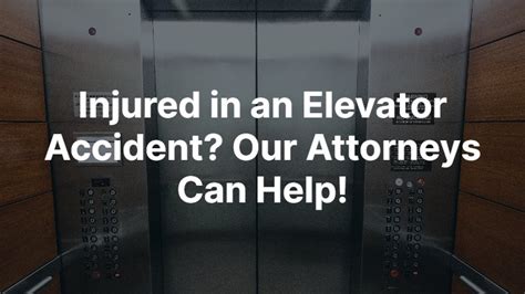 lawyer for elevator accident case